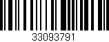 Código de barras (EAN, GTIN, SKU, ISBN): '33093791'