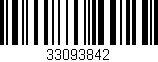Código de barras (EAN, GTIN, SKU, ISBN): '33093842'
