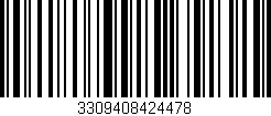 Código de barras (EAN, GTIN, SKU, ISBN): '3309408424478'