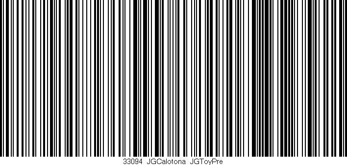 Código de barras (EAN, GTIN, SKU, ISBN): '33094_JGCalotona_JGToyPre'