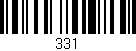 Código de barras (EAN, GTIN, SKU, ISBN): '331'