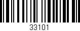Código de barras (EAN, GTIN, SKU, ISBN): '33101'