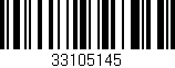 Código de barras (EAN, GTIN, SKU, ISBN): '33105145'