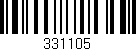 Código de barras (EAN, GTIN, SKU, ISBN): '331105'