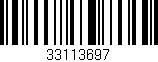 Código de barras (EAN, GTIN, SKU, ISBN): '33113697'
