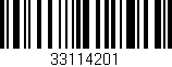 Código de barras (EAN, GTIN, SKU, ISBN): '33114201'