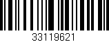 Código de barras (EAN, GTIN, SKU, ISBN): '33119621'