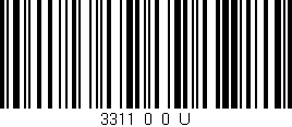 Código de barras (EAN, GTIN, SKU, ISBN): '3311_0_0_U'
