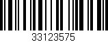 Código de barras (EAN, GTIN, SKU, ISBN): '33123575'