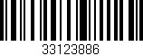 Código de barras (EAN, GTIN, SKU, ISBN): '33123886'