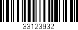 Código de barras (EAN, GTIN, SKU, ISBN): '33123932'