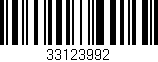 Código de barras (EAN, GTIN, SKU, ISBN): '33123992'