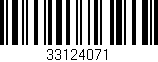 Código de barras (EAN, GTIN, SKU, ISBN): '33124071'