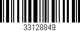Código de barras (EAN, GTIN, SKU, ISBN): '33128849'