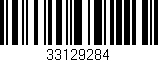 Código de barras (EAN, GTIN, SKU, ISBN): '33129284'