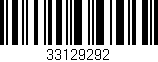 Código de barras (EAN, GTIN, SKU, ISBN): '33129292'