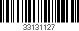 Código de barras (EAN, GTIN, SKU, ISBN): '33131127'