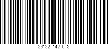 Código de barras (EAN, GTIN, SKU, ISBN): '33132_142_0_3'