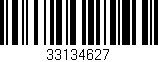 Código de barras (EAN, GTIN, SKU, ISBN): '33134627'