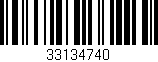 Código de barras (EAN, GTIN, SKU, ISBN): '33134740'