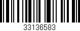Código de barras (EAN, GTIN, SKU, ISBN): '33136583'