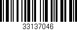 Código de barras (EAN, GTIN, SKU, ISBN): '33137046'