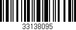 Código de barras (EAN, GTIN, SKU, ISBN): '33138095'