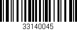 Código de barras (EAN, GTIN, SKU, ISBN): '33140045'