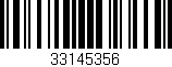 Código de barras (EAN, GTIN, SKU, ISBN): '33145356'