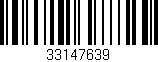 Código de barras (EAN, GTIN, SKU, ISBN): '33147639'