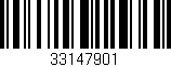 Código de barras (EAN, GTIN, SKU, ISBN): '33147901'