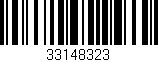 Código de barras (EAN, GTIN, SKU, ISBN): '33148323'