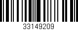 Código de barras (EAN, GTIN, SKU, ISBN): '33149209'