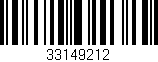 Código de barras (EAN, GTIN, SKU, ISBN): '33149212'