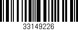 Código de barras (EAN, GTIN, SKU, ISBN): '33149226'