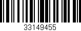 Código de barras (EAN, GTIN, SKU, ISBN): '33149455'