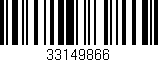 Código de barras (EAN, GTIN, SKU, ISBN): '33149866'