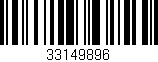 Código de barras (EAN, GTIN, SKU, ISBN): '33149896'