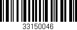 Código de barras (EAN, GTIN, SKU, ISBN): '33150046'