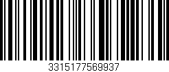 Código de barras (EAN, GTIN, SKU, ISBN): '3315177569937'