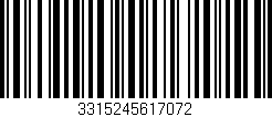 Código de barras (EAN, GTIN, SKU, ISBN): '3315245617072'