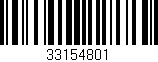 Código de barras (EAN, GTIN, SKU, ISBN): '33154801'