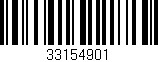 Código de barras (EAN, GTIN, SKU, ISBN): '33154901'