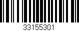 Código de barras (EAN, GTIN, SKU, ISBN): '33155301'