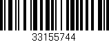 Código de barras (EAN, GTIN, SKU, ISBN): '33155744'