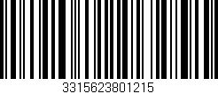 Código de barras (EAN, GTIN, SKU, ISBN): '3315623801215'