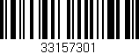 Código de barras (EAN, GTIN, SKU, ISBN): '33157301'