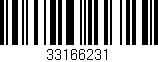 Código de barras (EAN, GTIN, SKU, ISBN): '33166231'