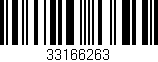 Código de barras (EAN, GTIN, SKU, ISBN): '33166263'