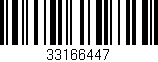 Código de barras (EAN, GTIN, SKU, ISBN): '33166447'